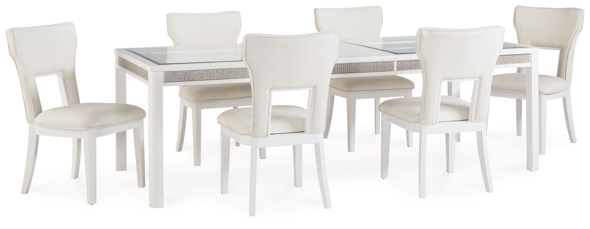 Furniture City Laplace - Ashley Furniture - Chalanna Dining Table and 6 Chairs - Dining Table and 6 Chairs - D822D2