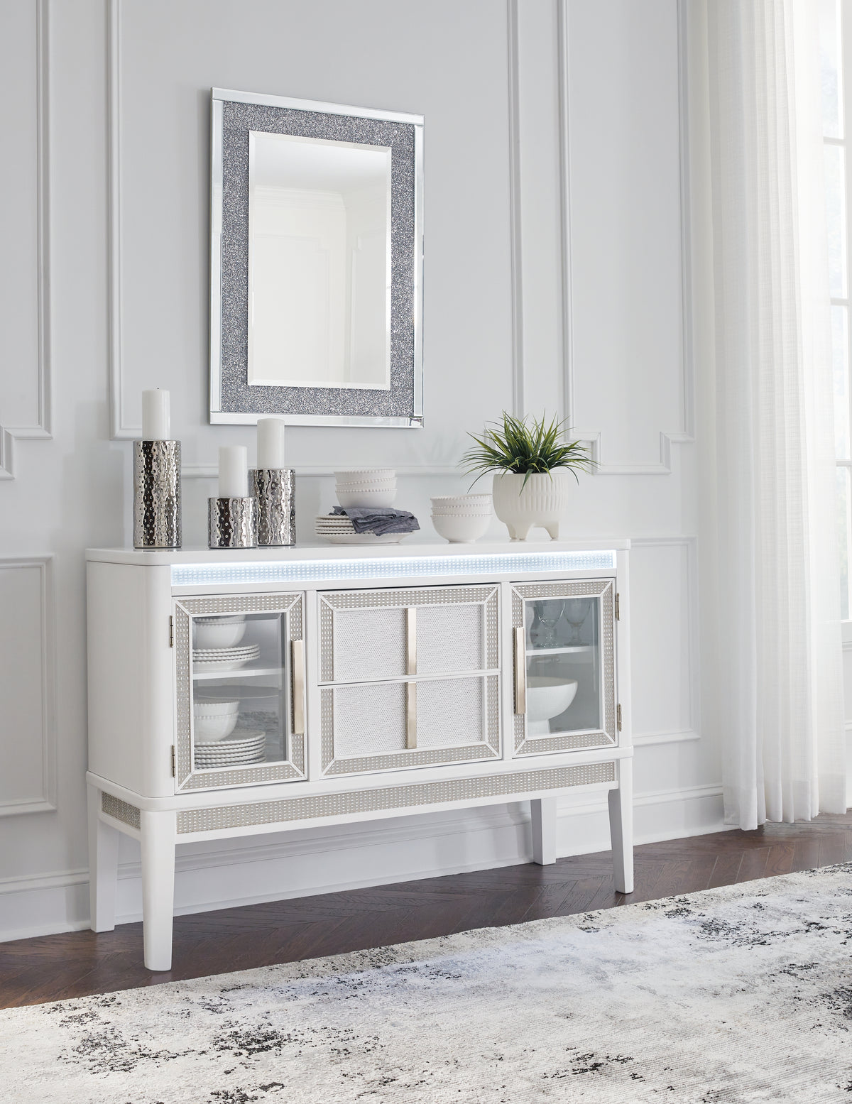 Furniture City Laplace - Ashley Furniture - Chalanna Dining Room - Dining Room Server - D822-60