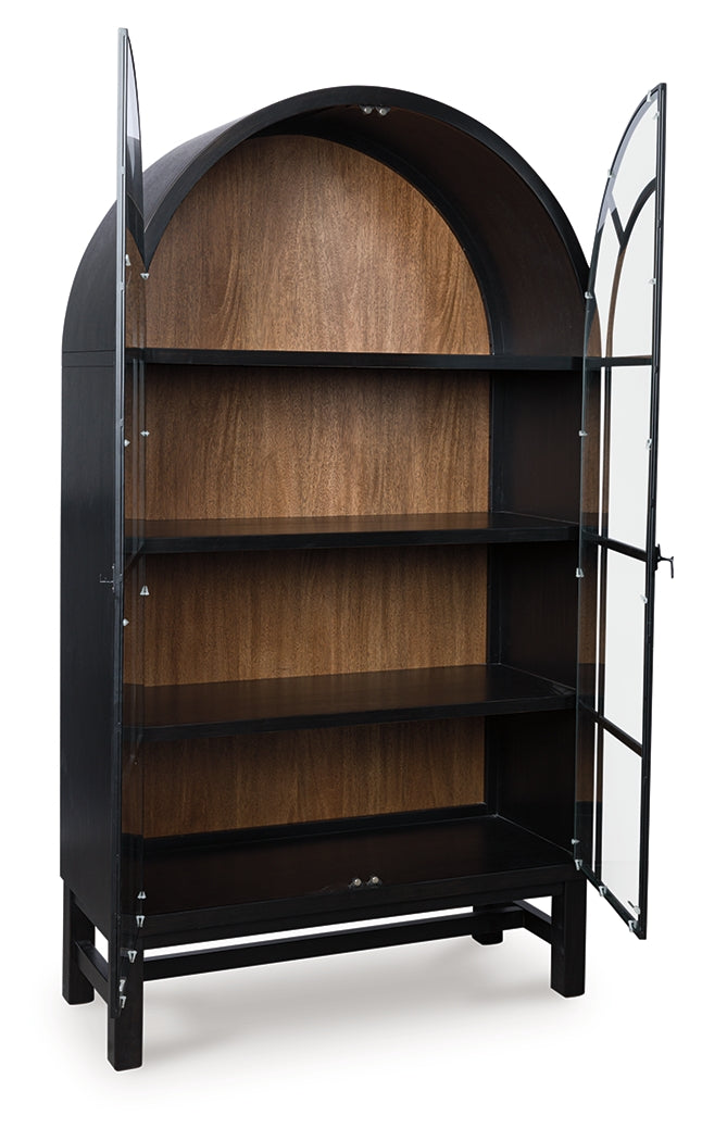 Furniture City Laplace - Ashley Furniture - Greddinton Display Cabinet - Display Cabinet / Black/Brown - PCD824-376