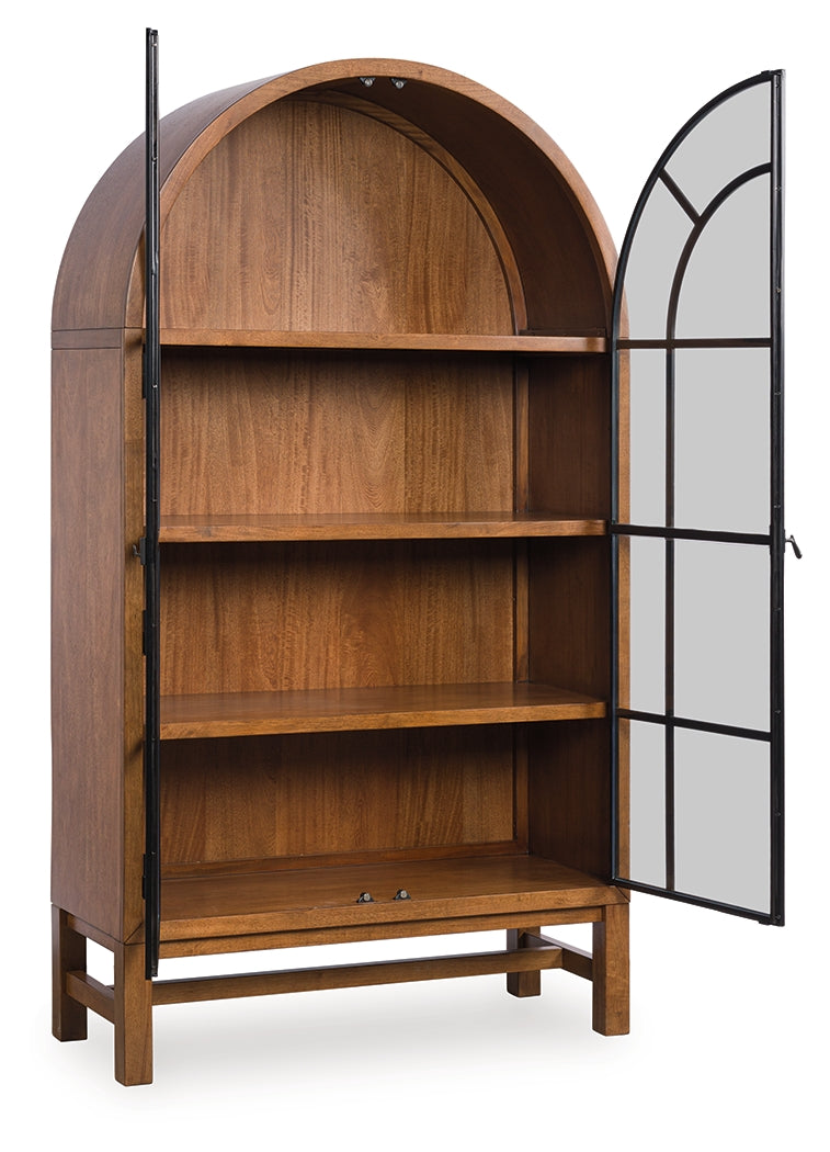 Furniture City Laplace - Ashley Furniture - Greddinton Display Cabinet - Display Cabinet / Brown/Black - PCD824-476