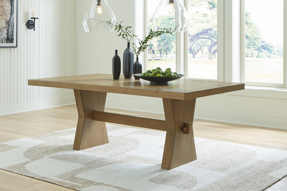 Furniture City Laplace - Ashley Furniture - Galliden Dining Room - Rectangular Dining Room Table - D841-45