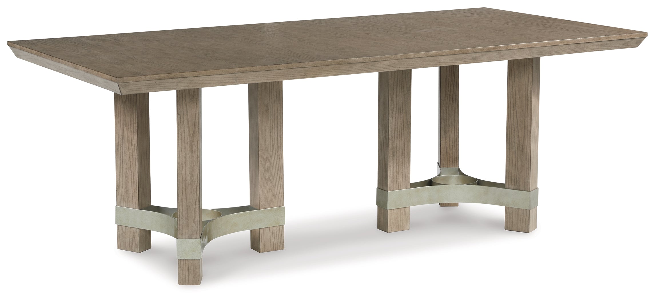 Furniture City Laplace - Ashley Furniture - Chrestner Dining Room - Rectangular Dining Room Table / Gray - D983-25