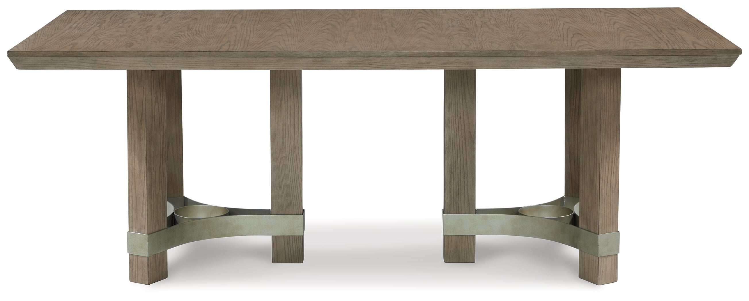 Furniture City Laplace - Ashley Furniture - Chrestner Dining Room - Rectangular Dining Room Table / Gray - D983-25