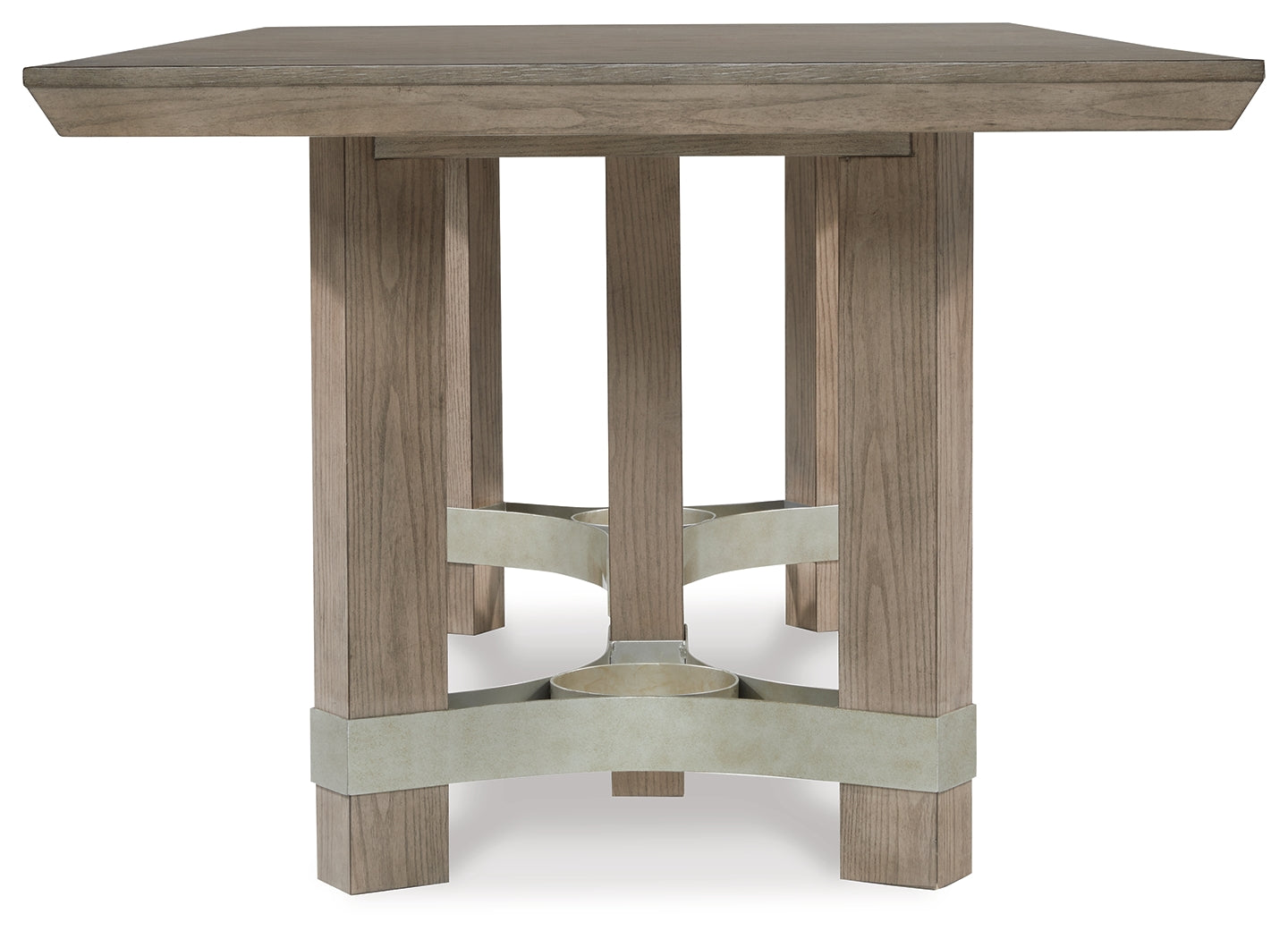 Furniture City Laplace - Ashley Furniture - Chrestner Dining Room - Rectangular Dining Room Table / Gray - D983-25