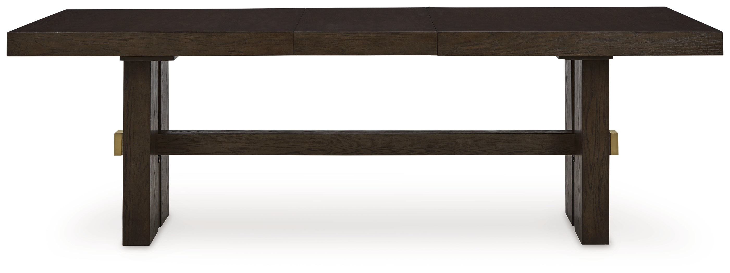Furniture City Laplace - Ashley Furniture - Burkhaus Dining Room - RECT Dining Room EXT Table / Dark Brown - D984-45