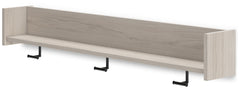 Furniture City Laplace - Ashley Furniture - Socalle Wall Decor - Wall Mounted Coat Rack w/Shelf / Light Natural - EA1864-151