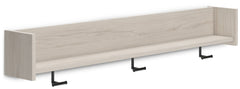 Furniture City Laplace - Ashley Furniture - Socalle Wall Decor - Wall Mounted Coat Rack w/Shelf / Light Natural - EA1864-151