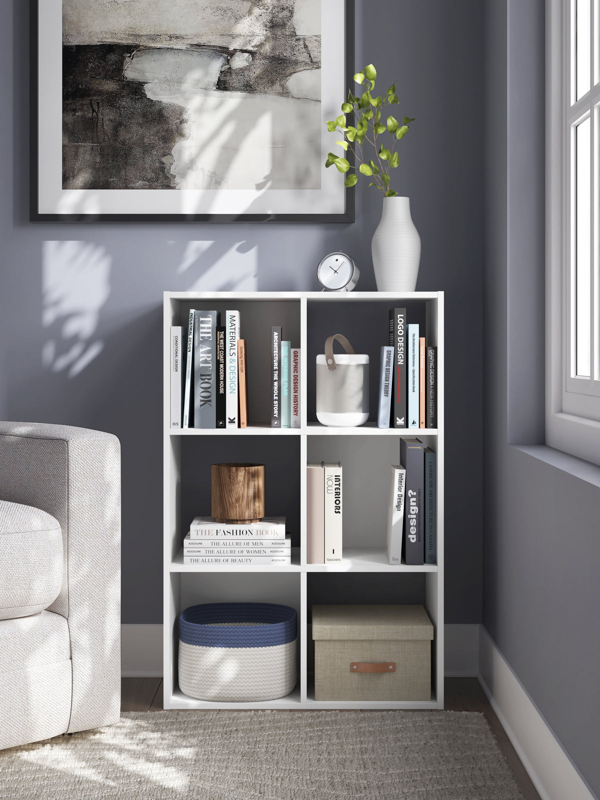 Furniture City Laplace - Ashley Furniture - Onita Six Cube Organizer - Six Cube Organizer - EA9630-3X2