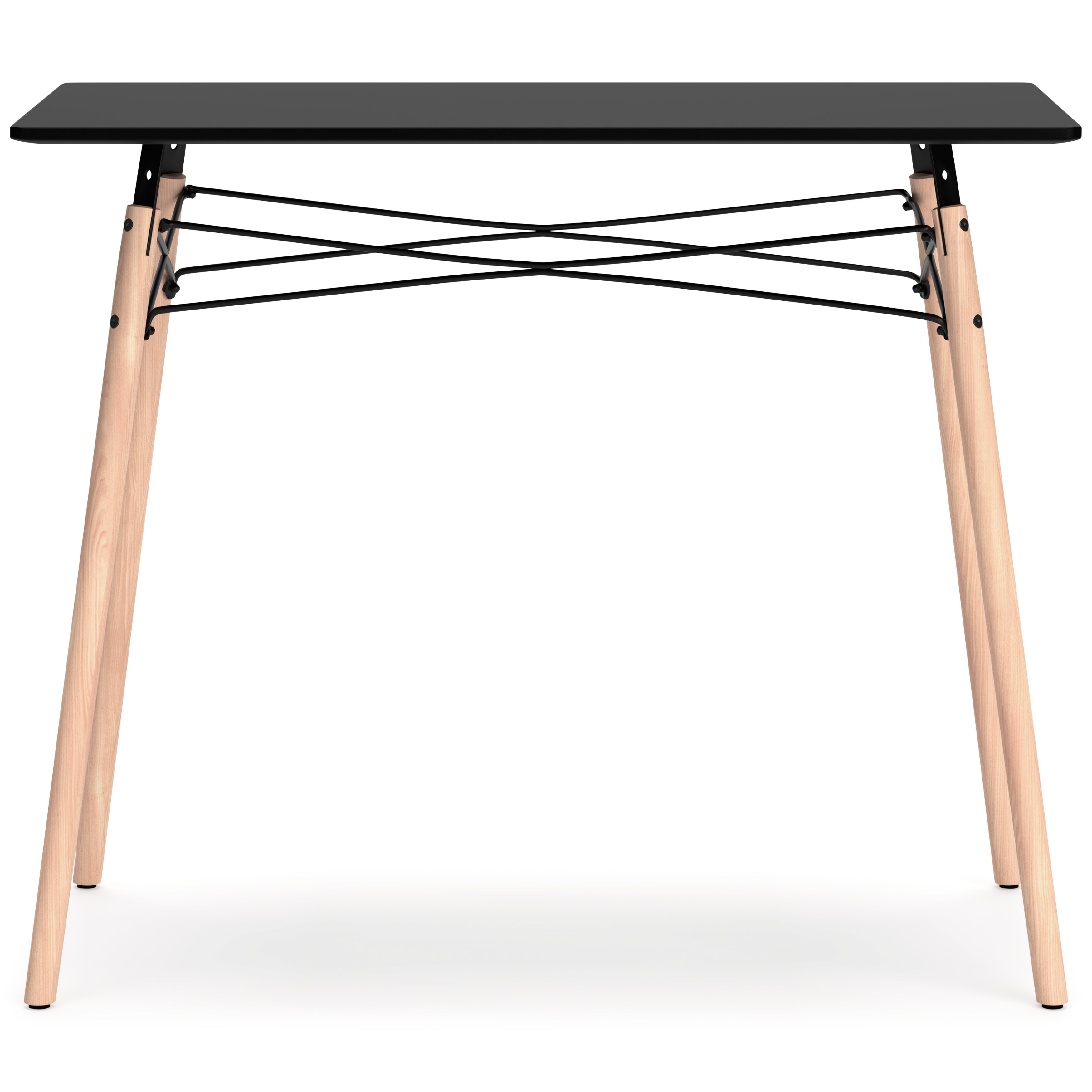 Furniture City Laplace - Ashley Furniture - Jaspeni Office Desk - Home Office Desk / Black/Natural - H020-10