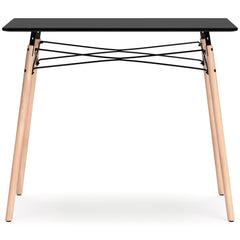 Furniture City Laplace - Ashley Furniture - Jaspeni Office Desk - Home Office Desk / Black/Natural - H020-10