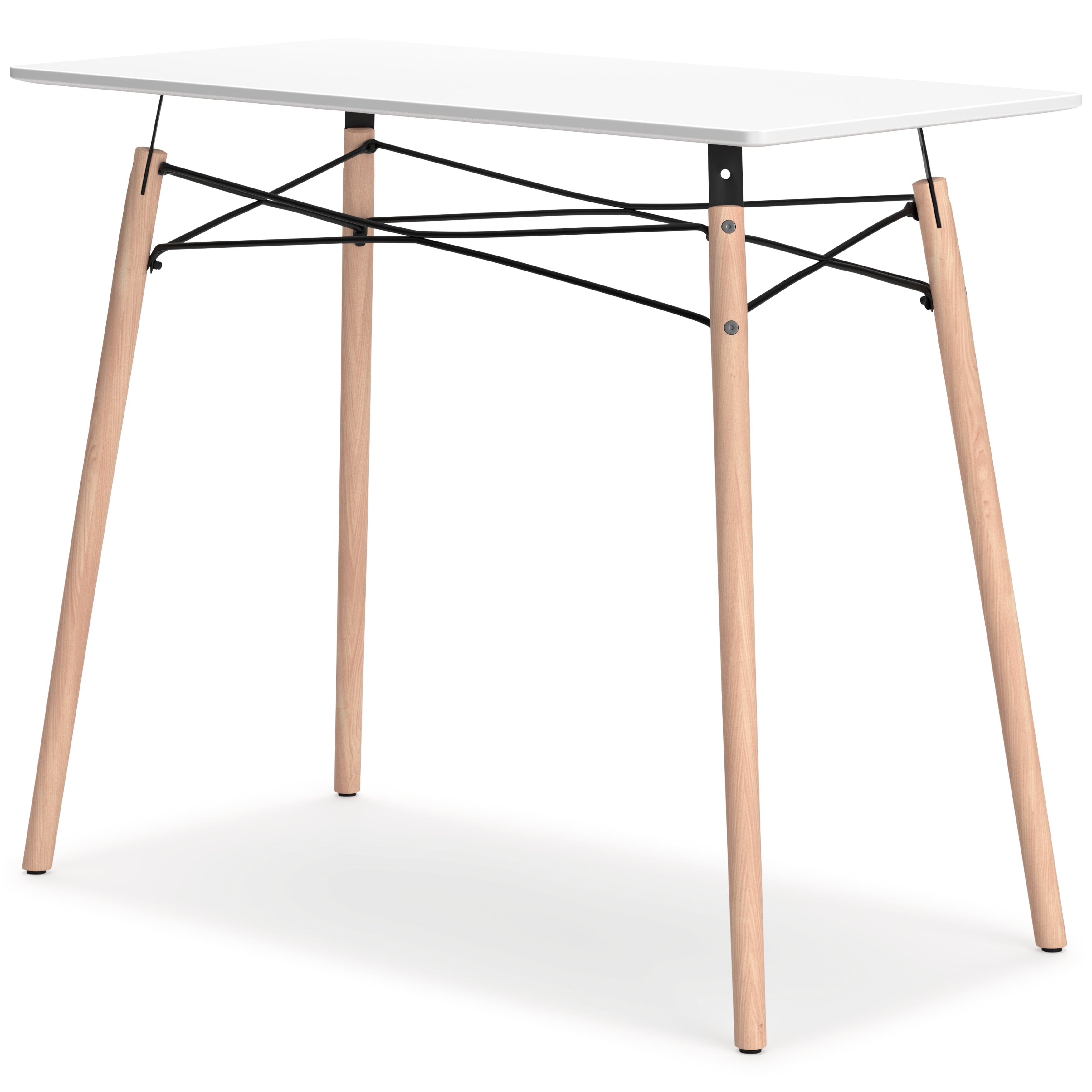 Furniture City Laplace - Ashley Furniture - Jaspeni Office Desk - Home Office Desk / White/Natural - H020-110