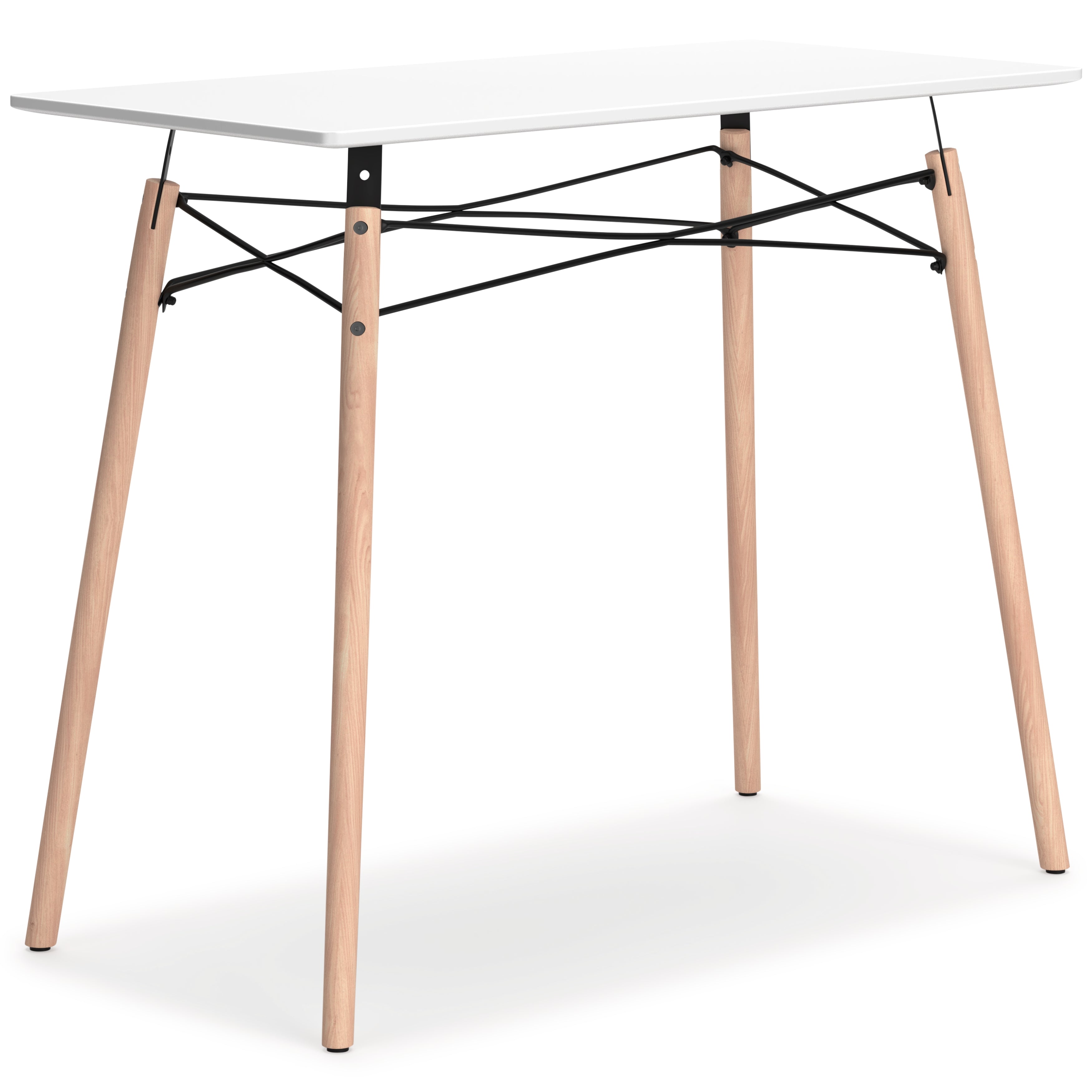 Furniture City Laplace - Ashley Furniture - Jaspeni Office Desk - Home Office Desk / White/Natural - H020-110