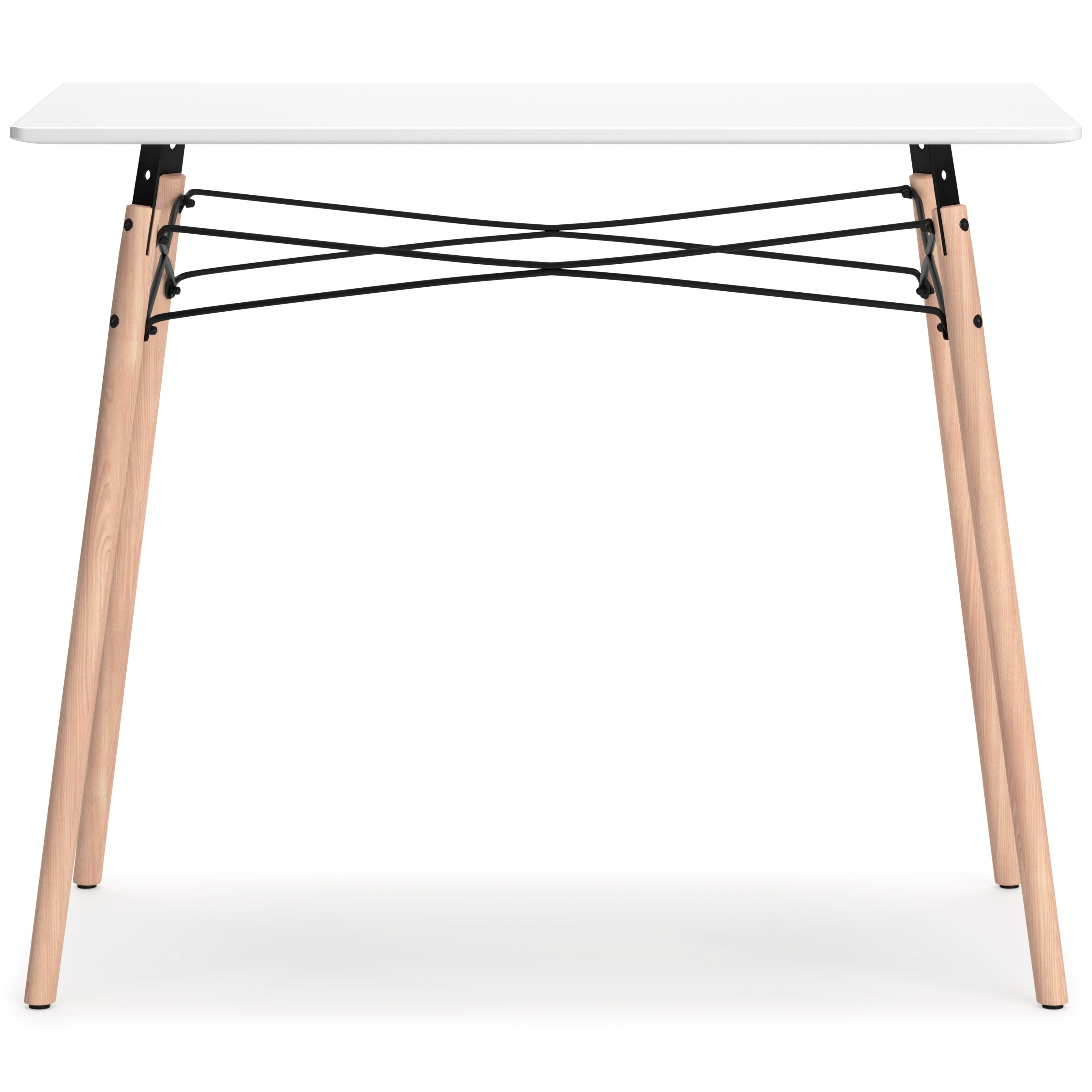 Furniture City Laplace - Ashley Furniture - Jaspeni Office Desk - Home Office Desk / White/Natural - H020-110