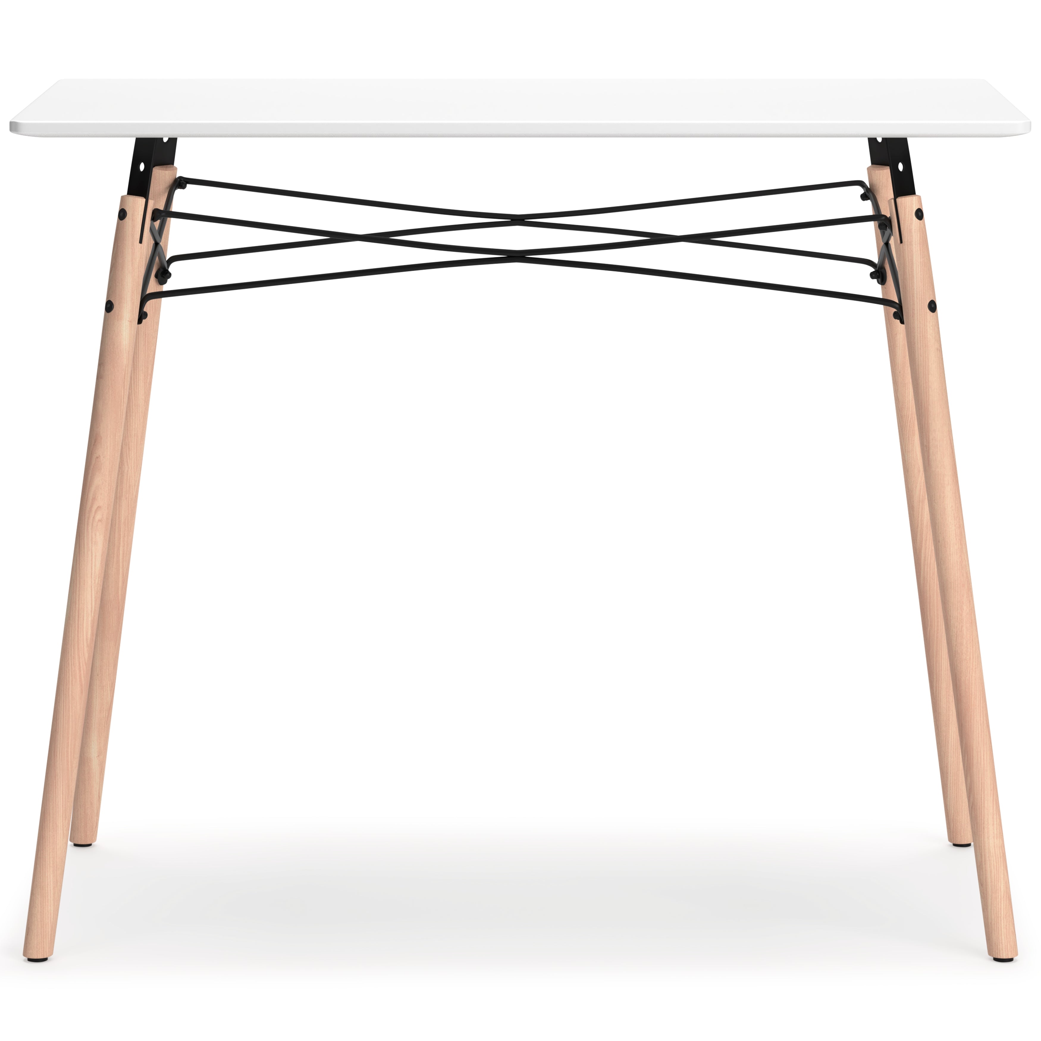 Furniture City Laplace - Ashley Furniture - Jaspeni Office Desk - Home Office Desk / White/Natural - H020-110