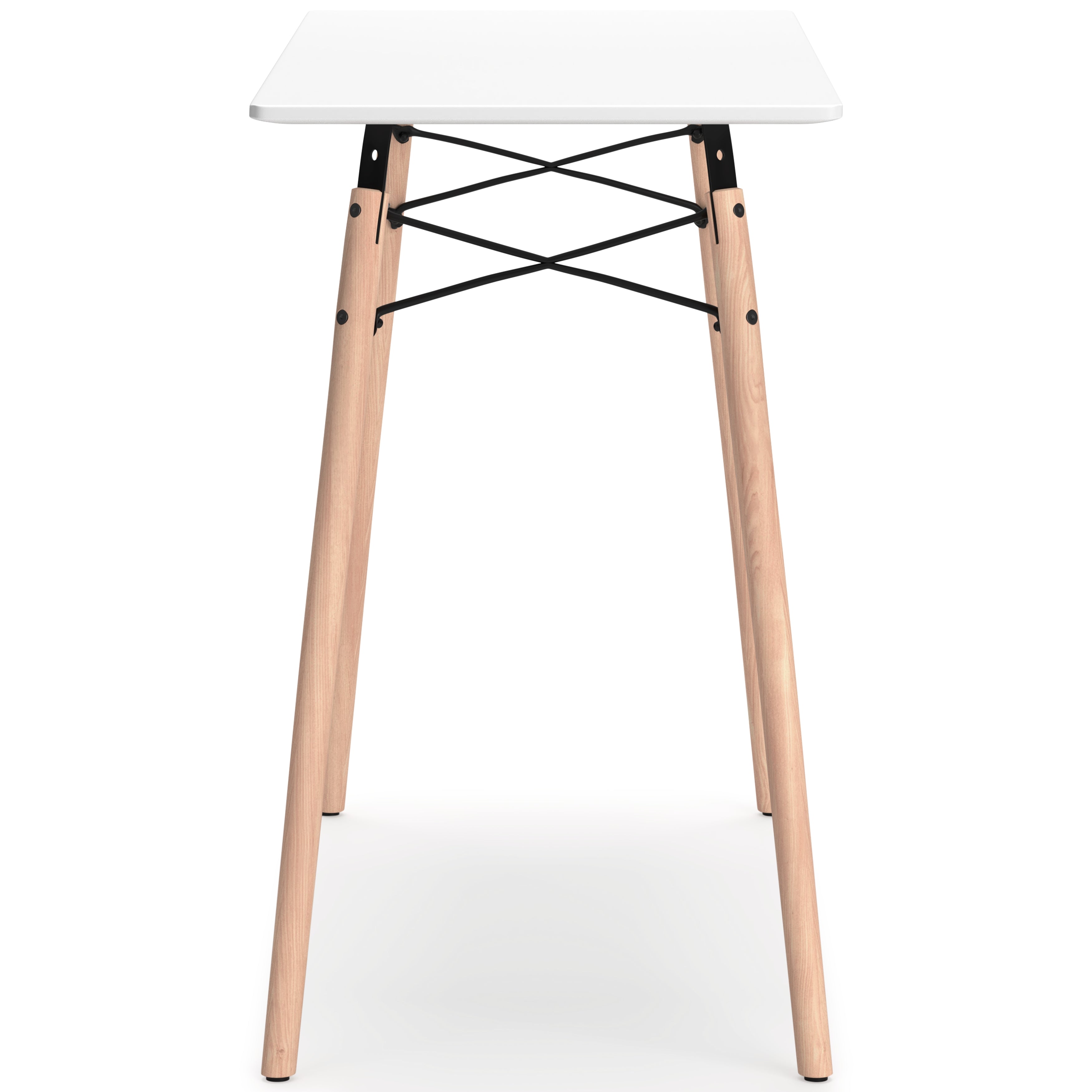 Furniture City Laplace - Ashley Furniture - Jaspeni Office Desk - Home Office Desk / White/Natural - H020-110
