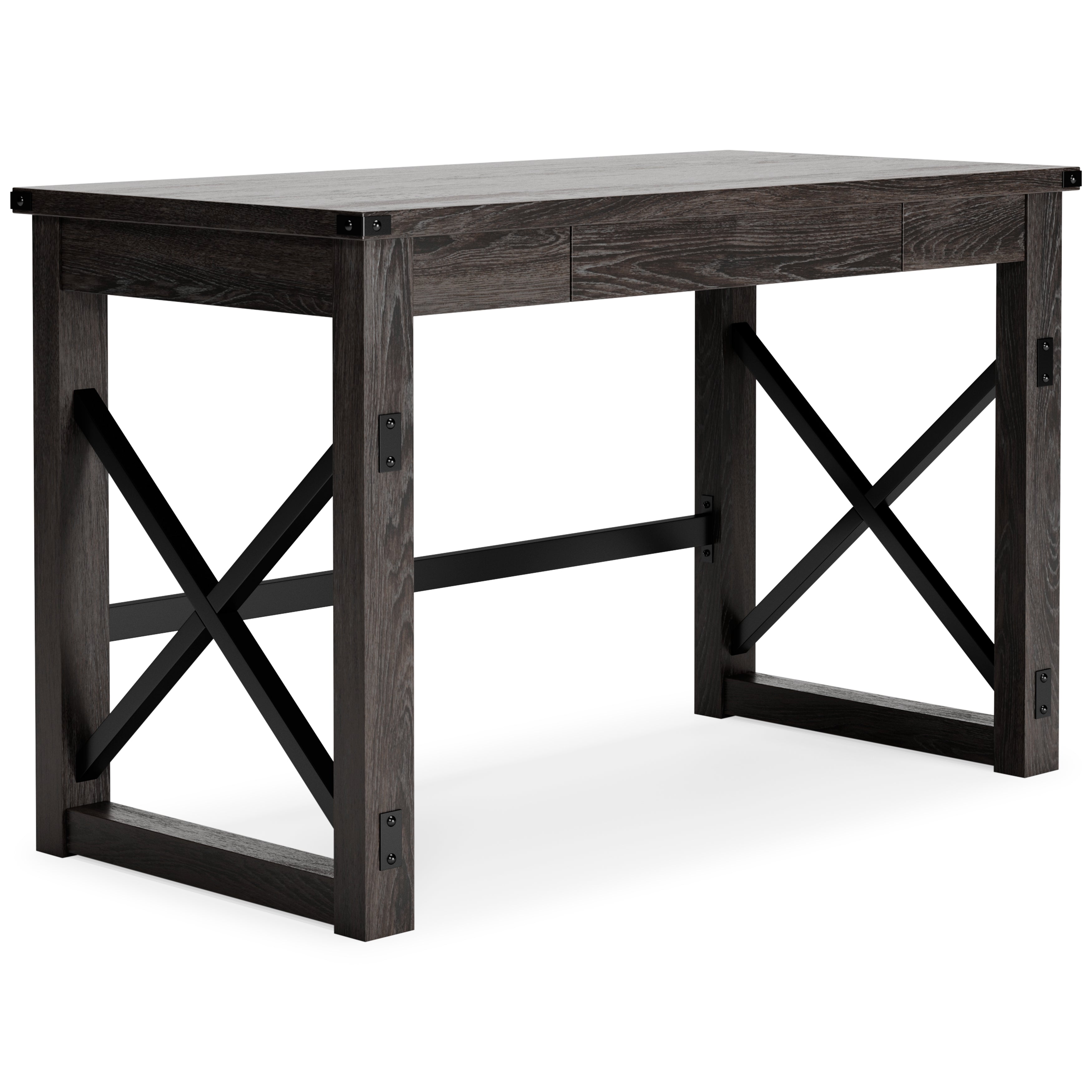 Furniture City Laplace - Ashley Furniture - Freedan Office Desk - Home Office Desk / Grayish Brown - H286-26
