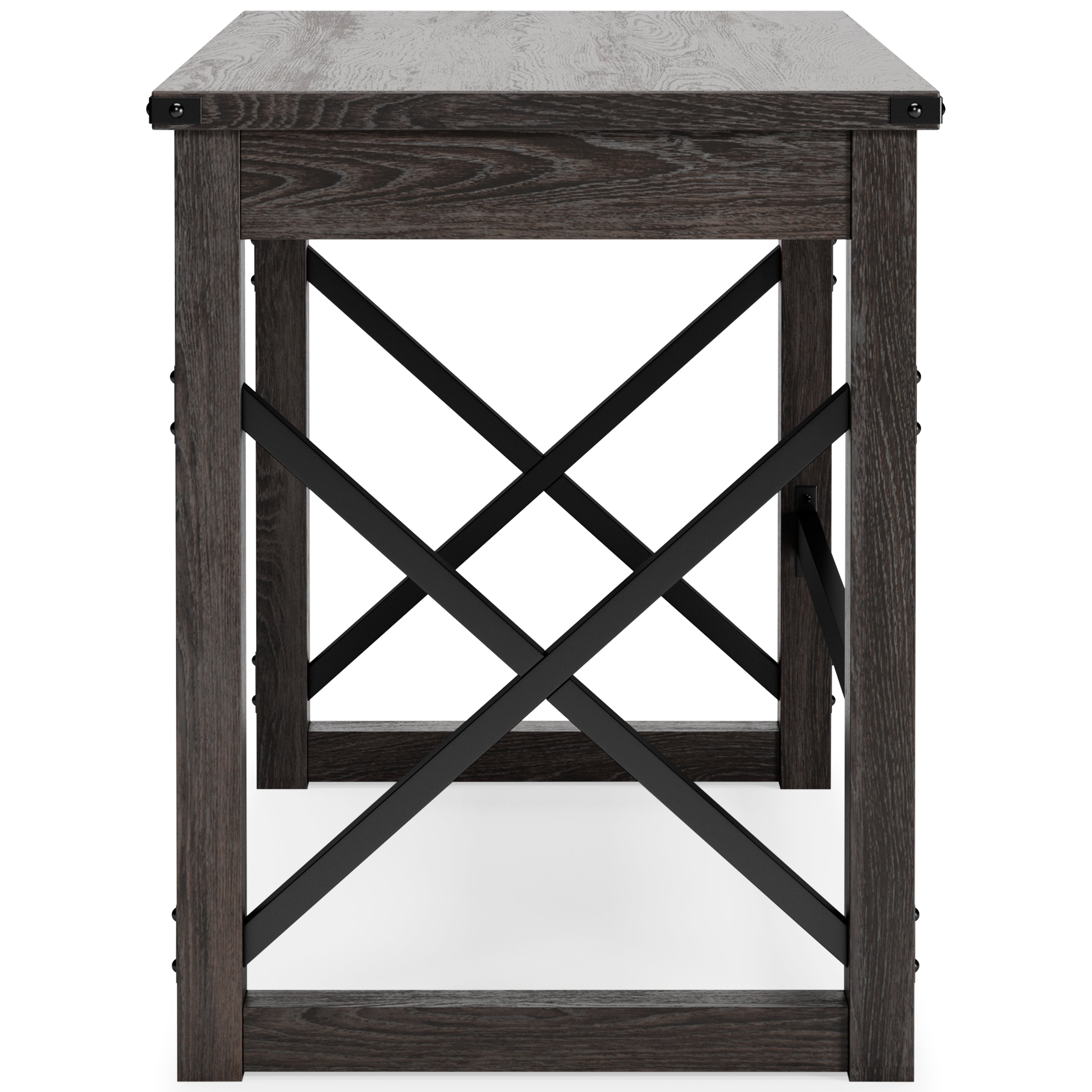 Furniture City Laplace - Ashley Furniture - Freedan Office Desk - Home Office Desk / Grayish Brown - H286-26