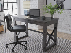 Furniture City Laplace - Ashley Furniture - Freedan Office Desk - Home Office Desk / Grayish Brown - H286-26