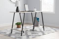 Furniture City Laplace - Ashley Furniture - Bayflynn Office Desk - Home Office Desk / White/Black - H288-27