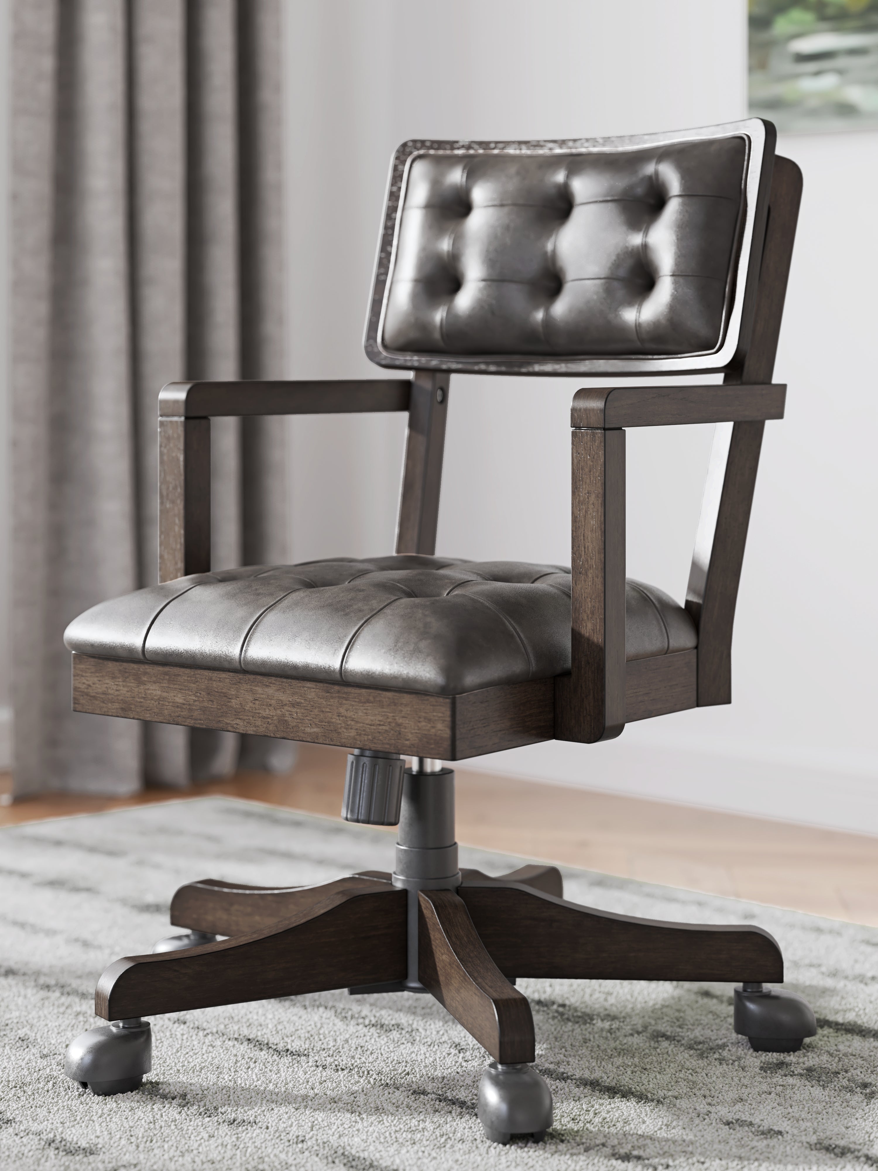 Furniture City Laplace - Ashley Furniture - Breckington Desk Chair - Home Office Desk Chair (1/CN) - H556-01A