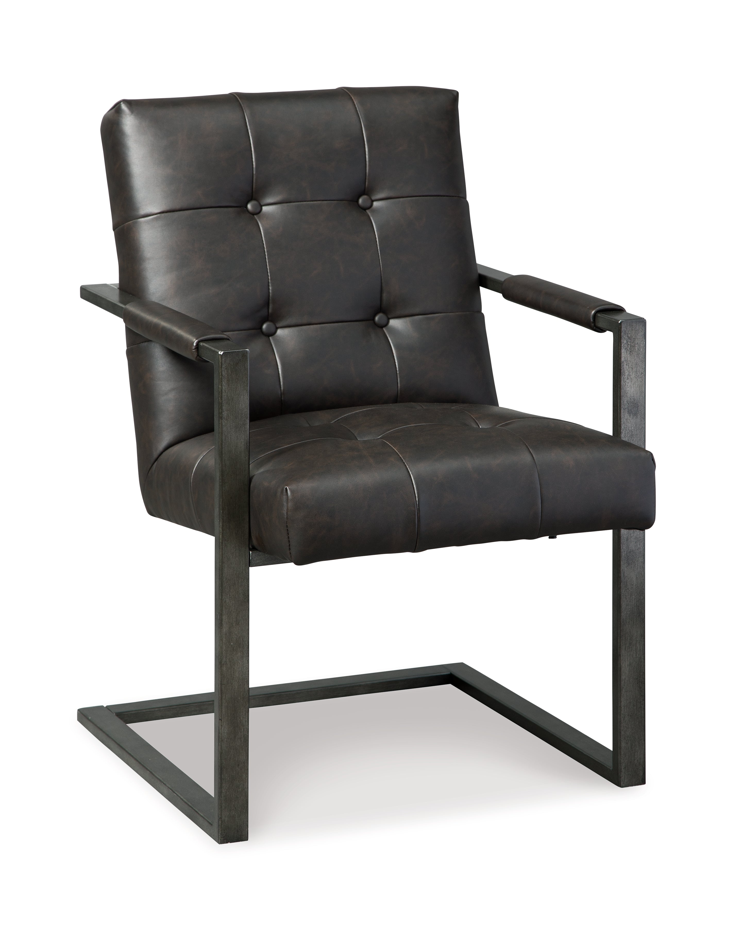 Furniture City Laplace - Ashley Furniture - Starmore Desk Chair - Home Office Desk Chair (Set of 2) / Black - H633-02A