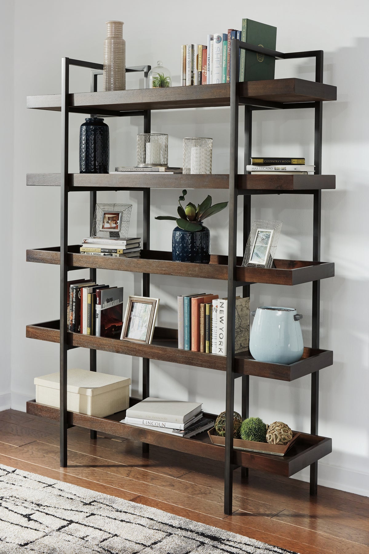 Furniture City Laplace - Ashley Furniture - Starmore Bookcase - Bookcase / Brown - H633-70