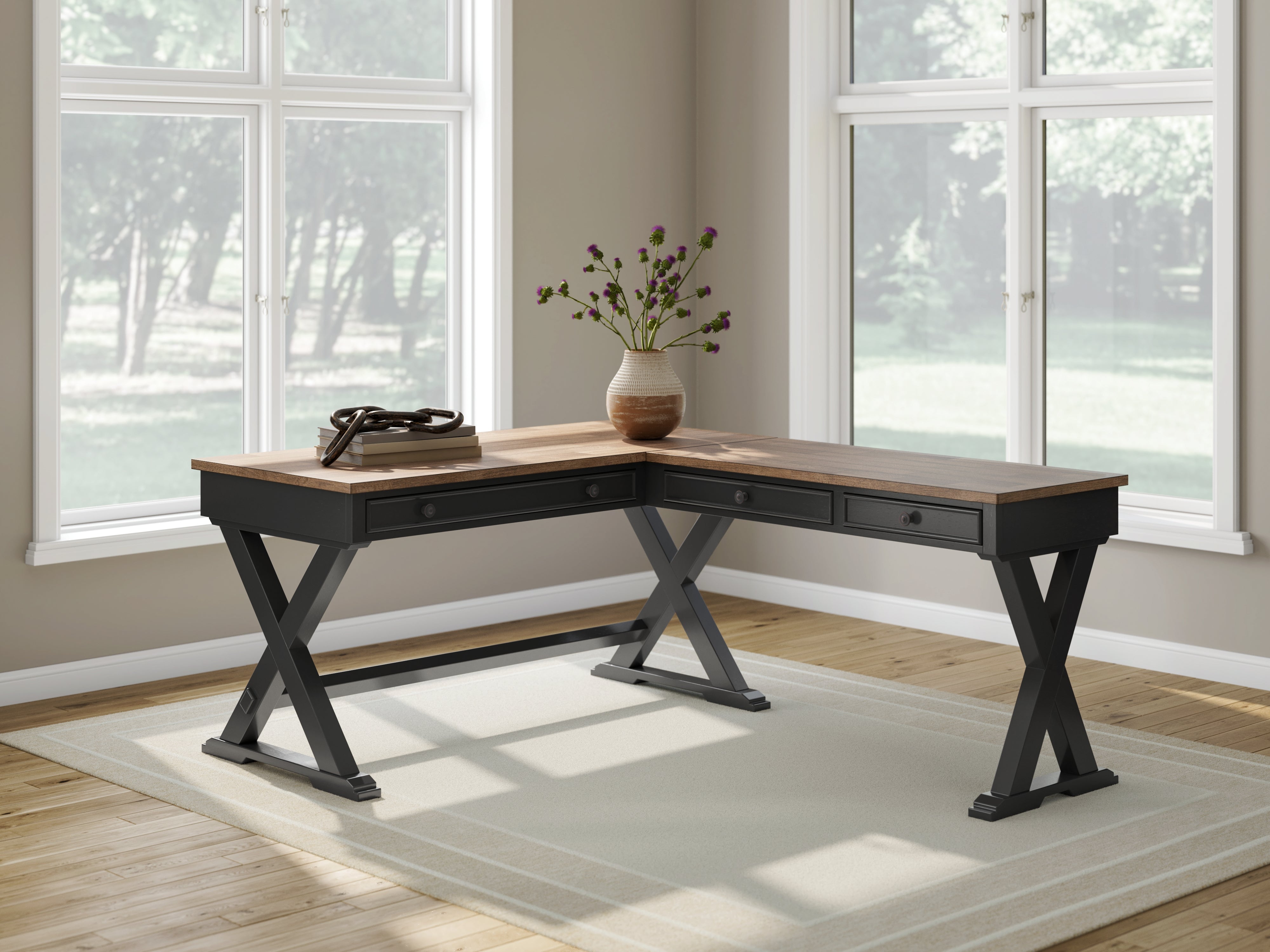 Furniture City Laplace - Ashley Furniture - Wildenauer Home Office Desk - Home Office Desk - H664H2