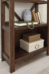 Furniture City Laplace - Ashley Furniture - Baldridge Bookcase - Large Bookcase / Rustic Brown - H675-17