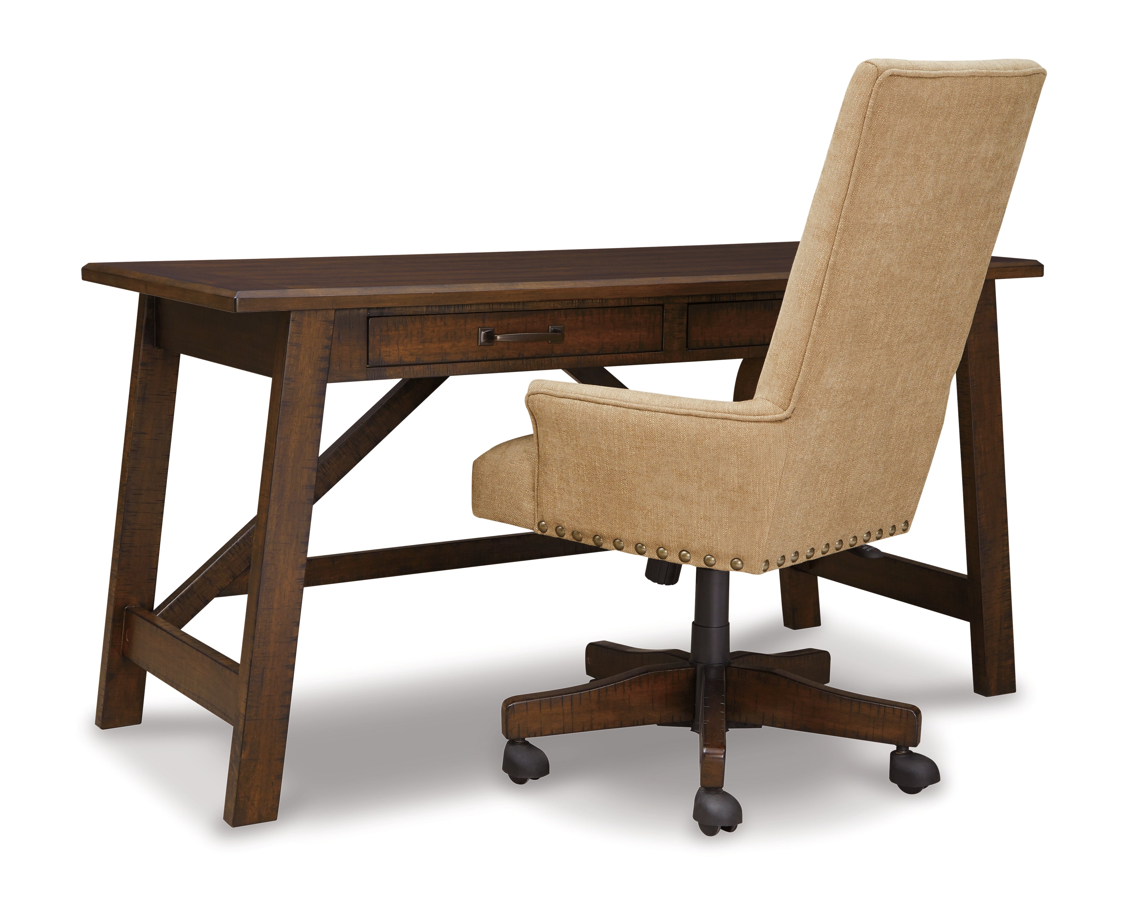 Furniture City Laplace - Ashley Furniture - Baldridge Office Desk - Home Office Large Leg Desk - H675-44