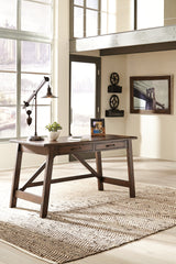 Furniture City Laplace - Ashley Furniture - Baldridge Office Desk - Home Office Large Leg Desk / Rustic Brown - H675-44