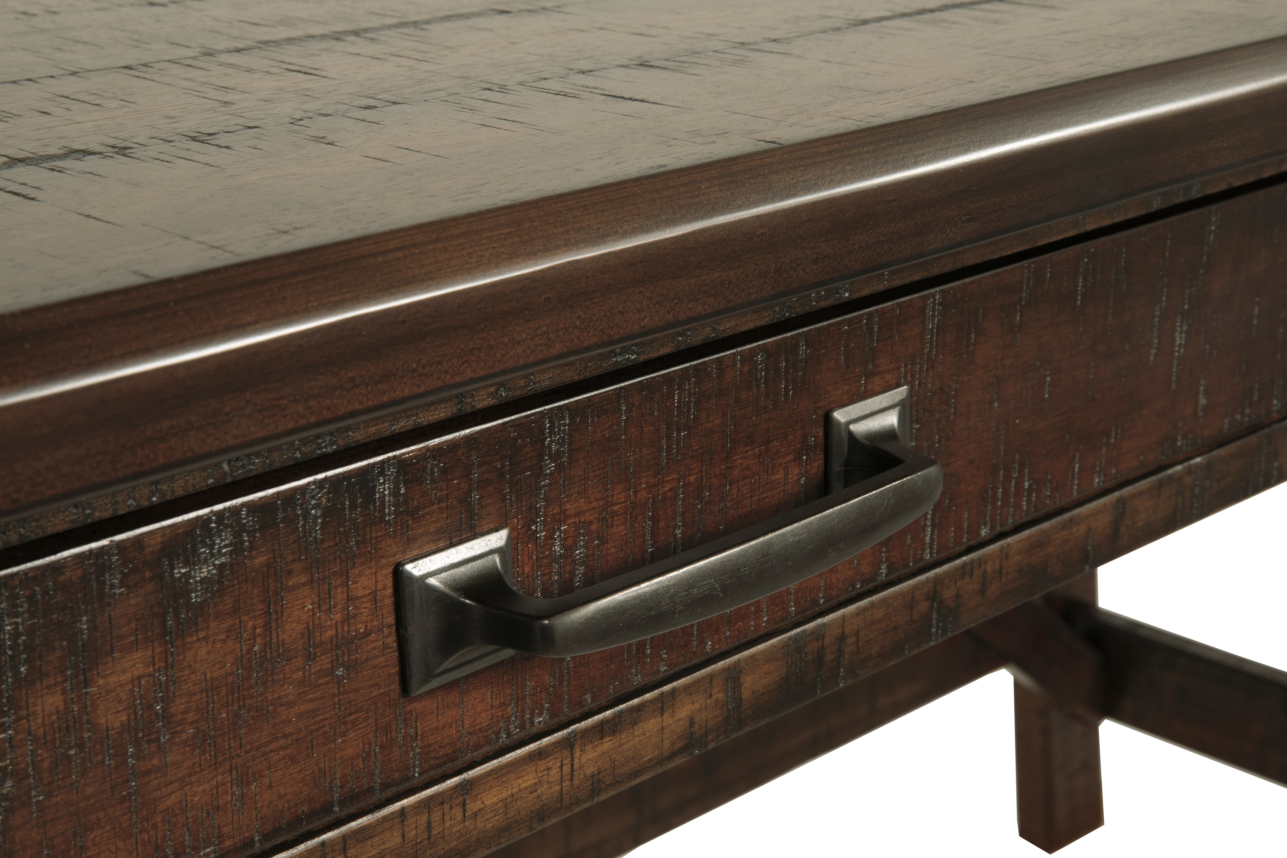 Furniture City Laplace - Ashley Furniture - Baldridge Office Desk - Home Office Large Leg Desk - H675-44