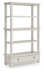 Furniture City Laplace - Ashley Furniture - Robbinsdale 75" Bookcase - Bookcase / Antique White - H742-70