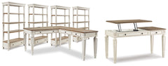 Furniture City Laplace - Ashley Furniture - Realyn Lift-top Desk, L-shaped Desk and 4 Bookcases - Lift-top Desk, L-shaped Desk and 4 Bookcases - H743H4