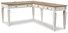 Furniture City Laplace - Ashley Furniture - Realyn Office Desk - Home Office Desk / White/Brown - H743-34