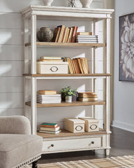 Furniture City Laplace - Ashley Furniture - Realyn Bookcase - Bookcase / Brown/White - H743-70