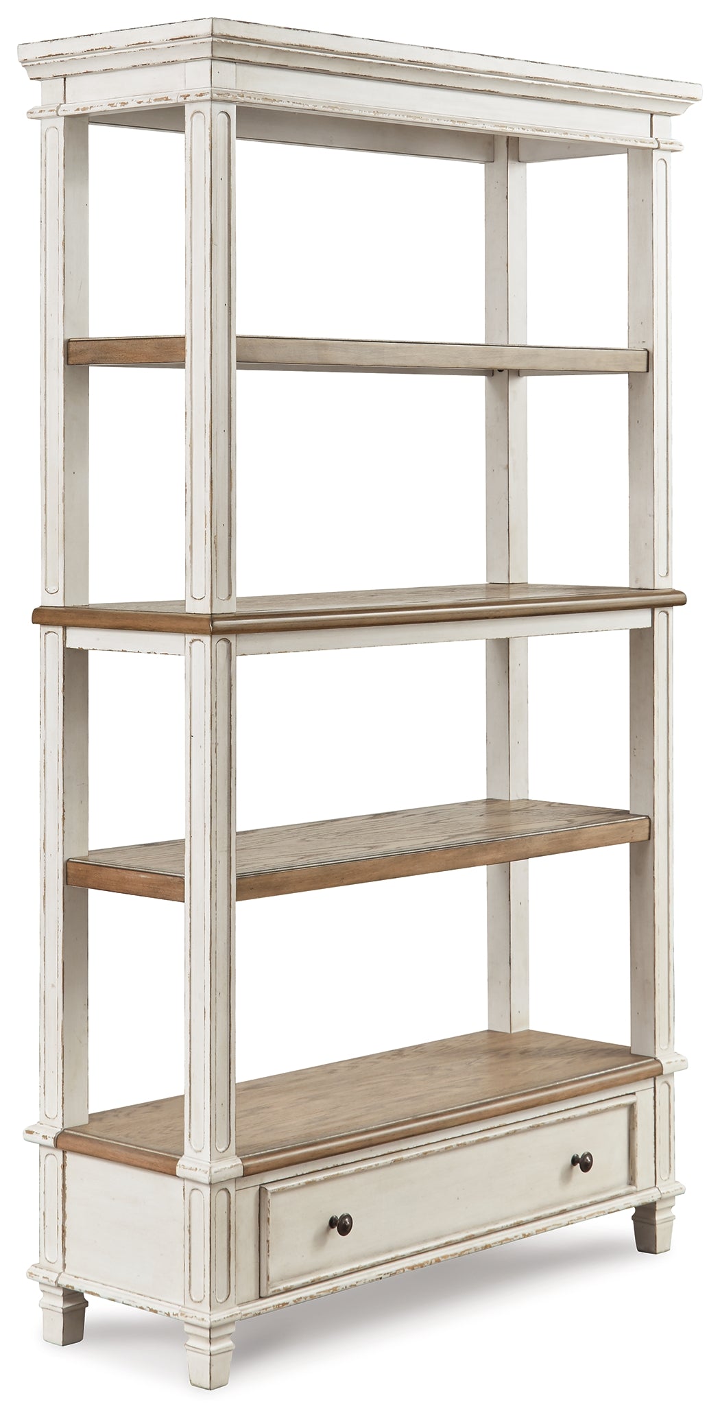 Furniture City Laplace - Ashley Furniture - Realyn Bookcase - Bookcase / Brown/White - H743-70