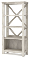 Furniture City Laplace - Ashley Furniture - Carynhurst Bookcase - Large Bookcase / Whitewash - H755-17