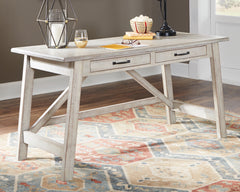 Furniture City Laplace - Ashley Furniture - Carynhurst Office Desk - Home Office Large Leg Desk / Whitewash - H755-44