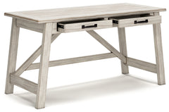 Furniture City Laplace - Ashley Furniture - Carynhurst Office Desk - Home Office Large Leg Desk / Whitewash - H755-44