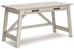 Furniture City Laplace - Ashley Furniture - Carynhurst Office Desk - Home Office Large Leg Desk / Whitewash - H755-44