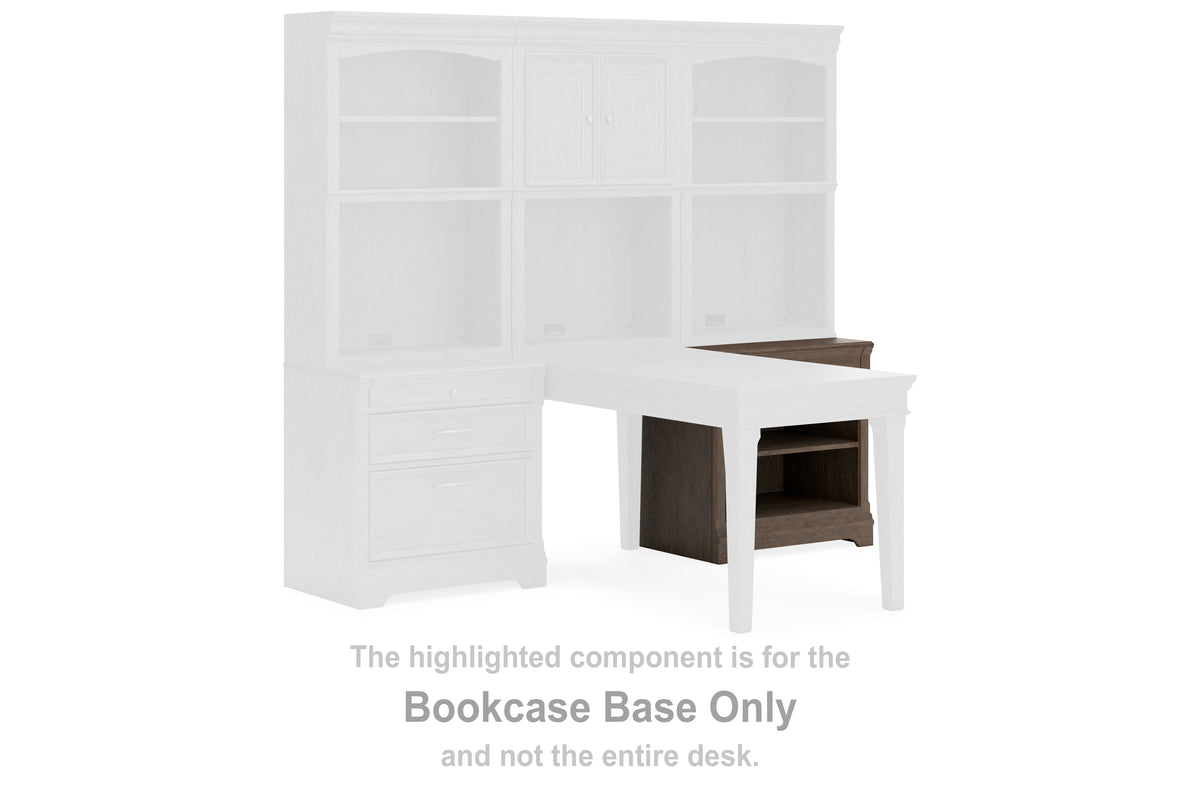 Furniture City Laplace - Ashley Furniture - Janismore Bookcase - Door Hutch / Weathered Gray - H776-41T