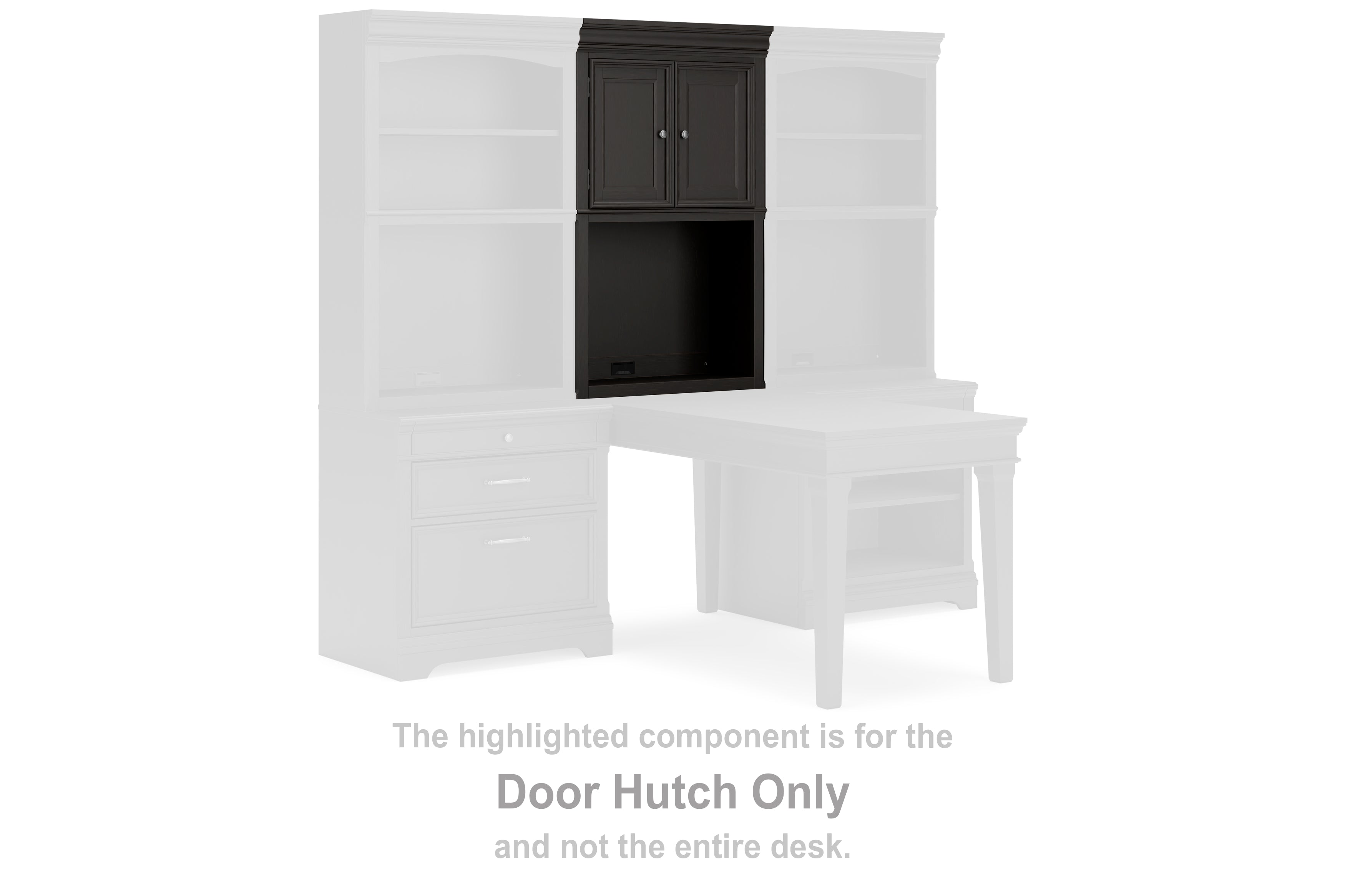 Furniture City Laplace - Ashley Furniture - Beckincreek Bookcase - Bookcase Base / Black - H778-41B