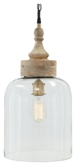 Furniture City Laplace - Ashley Furniture - Faiz Lighting - Glass Pendant Light (1/CN) / Transparent - L000148