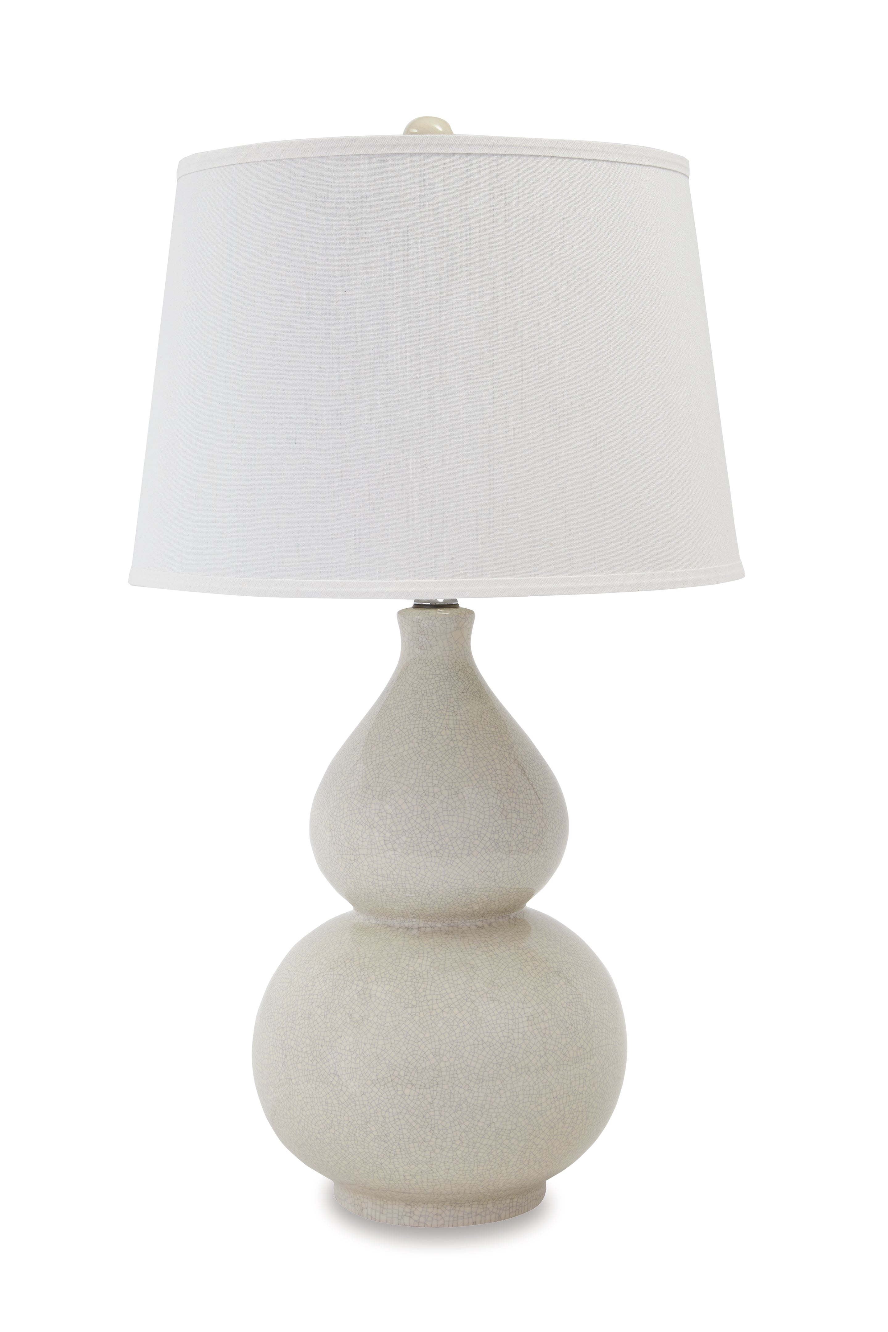 Furniture City Laplace - Ashley Furniture - Saffi Lighting - Ceramic Table Lamp (1/CN) / Cream - L100074