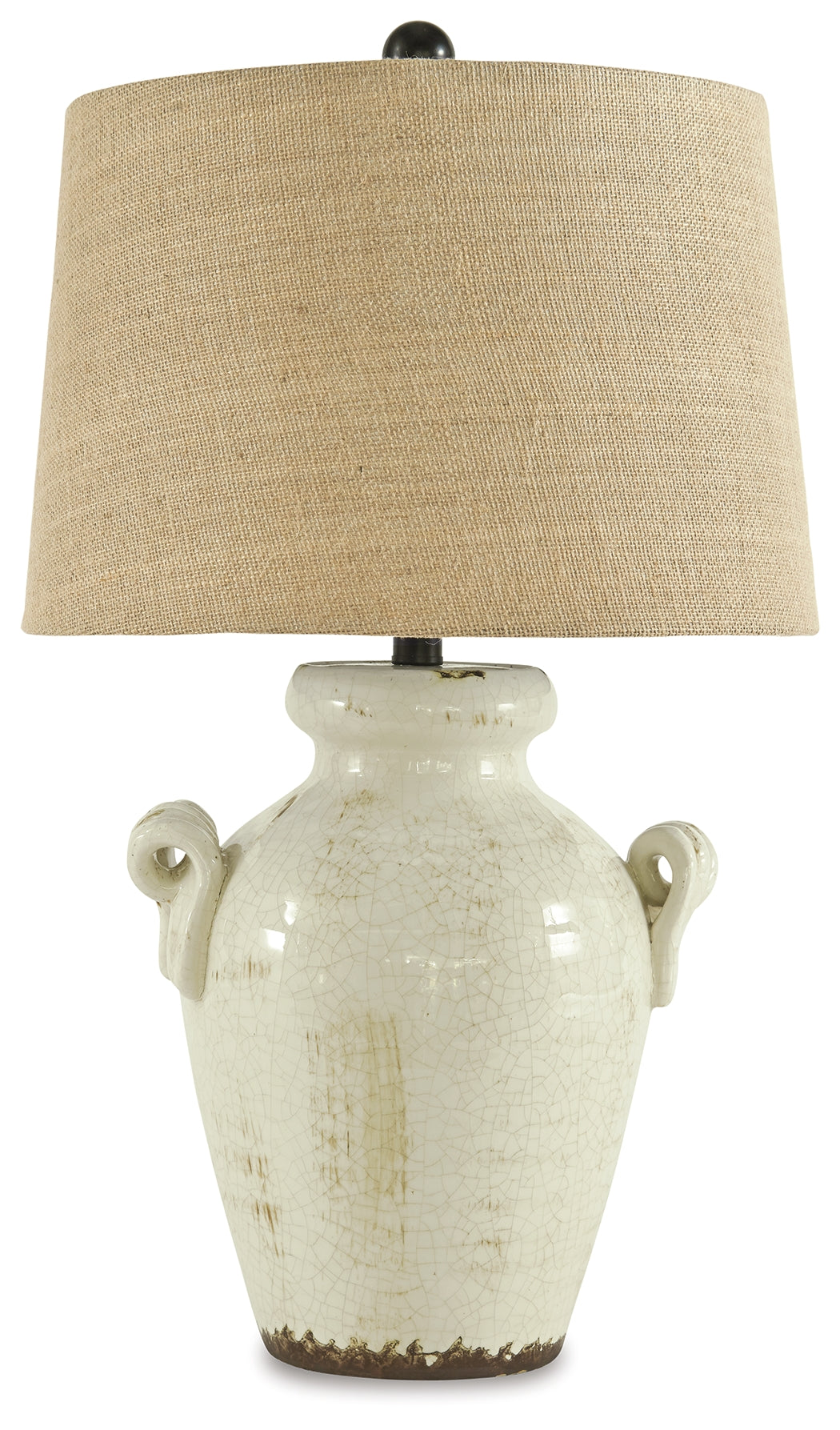 Furniture City Laplace - Ashley Furniture - Emelda Lighting - Ceramic Table Lamp (1/CN) / Cream - L100664