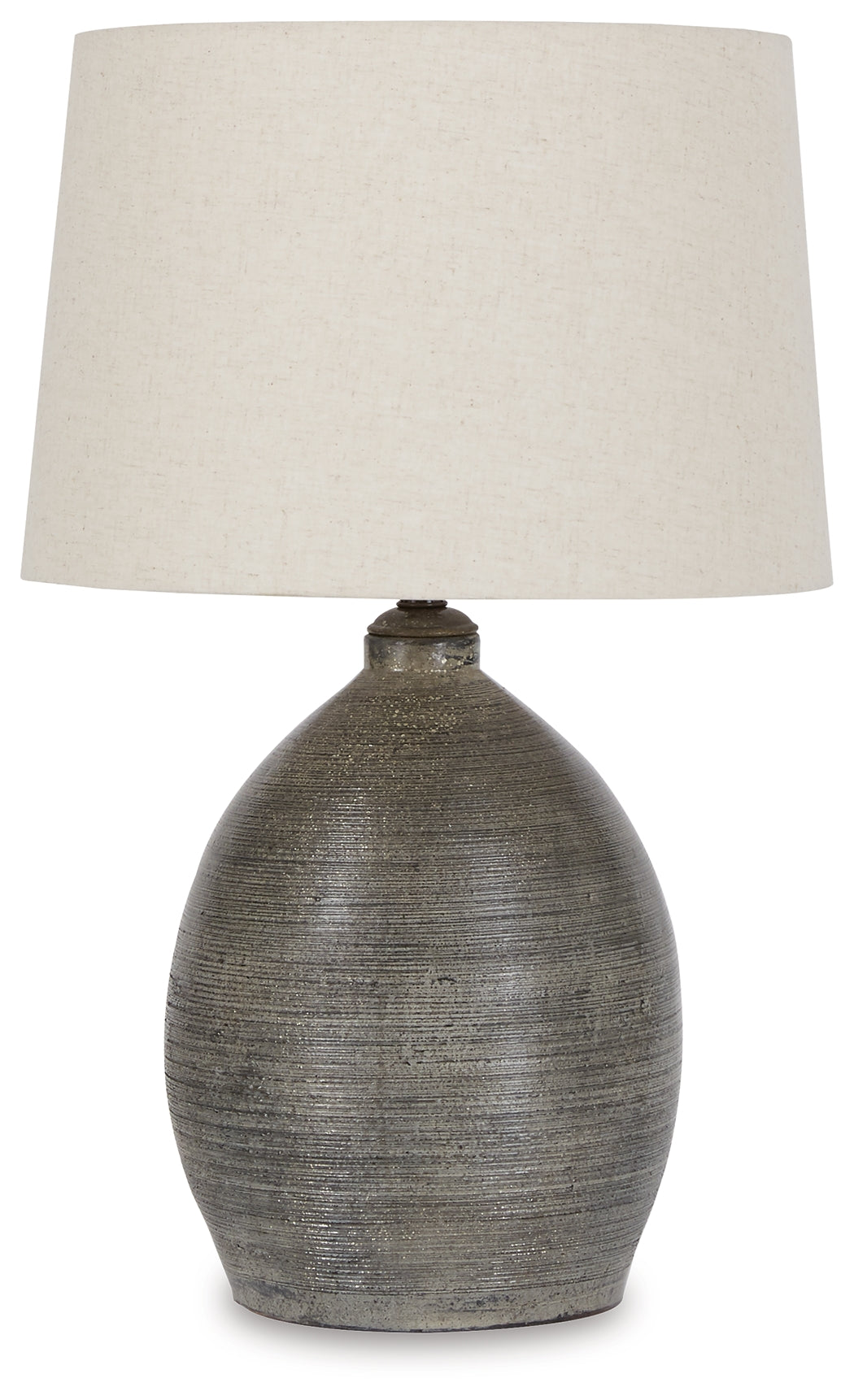 Furniture City Laplace - Ashley Furniture - Joyelle Lighting - Terracotta Table Lamp (1/CN) / Gray - L100744