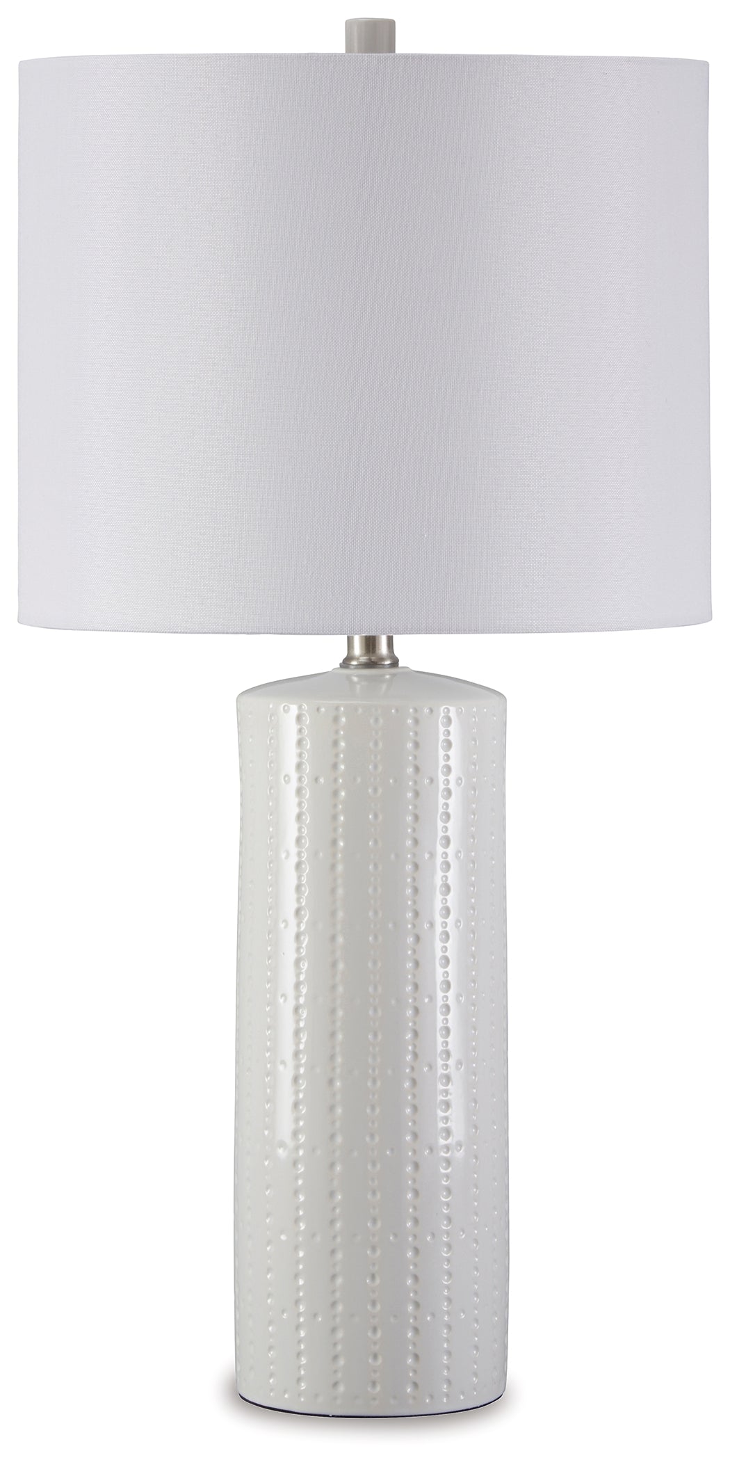 Furniture City Laplace - Ashley Furniture - Steuben Lighting - Ceramic Table Lamp (Set of 2) / White - L177904