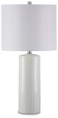 Furniture City Laplace - Ashley Furniture - Steuben Lighting - Ceramic Table Lamp (Set of 2) / White - L177904