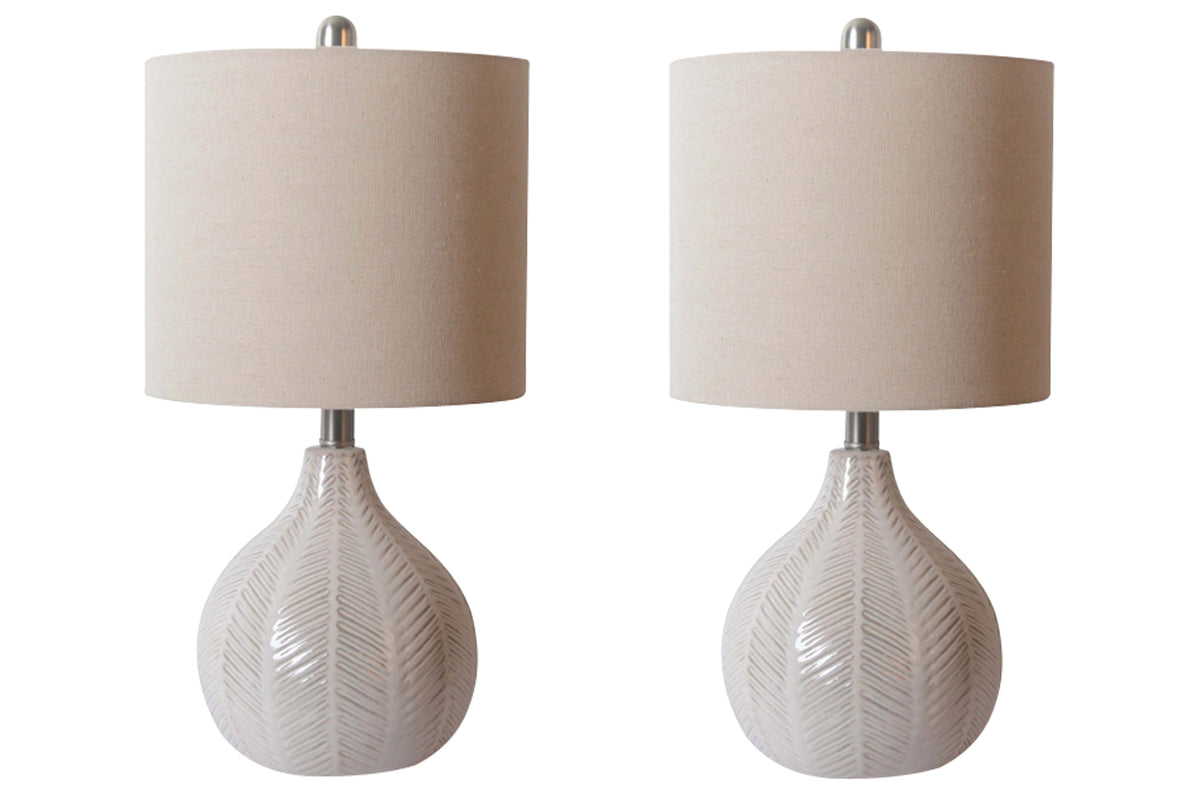 Furniture City Laplace - Ashley Furniture - Rainermen Table Lamp (Set of 2) - Table Lamp (Set of 2) - L180024X2