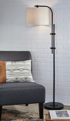 Furniture City Laplace - Ashley Furniture - Baronvale Lighting - Metal Floor Lamp (1/CN) / Black - L206041